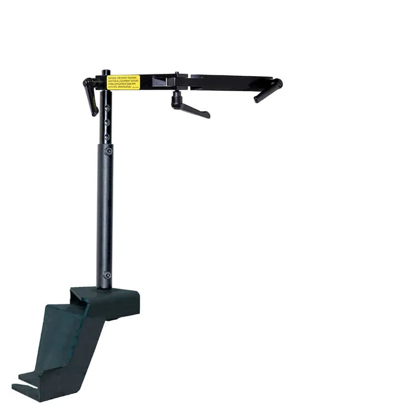 425-5626 – JOTTO CARGO Laptop Mount, Floor Mount Direct Fit Pivoting 22-1/2 To 27 Inch Adjustable Height Black Alumin...